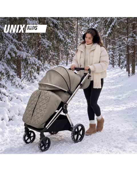 Коляска прогулочная UNIX Kids Verona / Верона бежевый