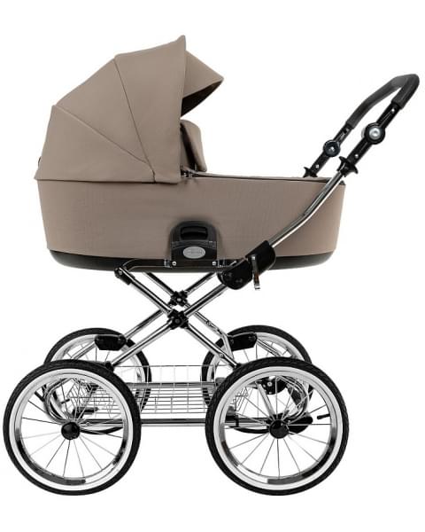 Детская коляска Roan Bass Next Classic 2.0 d14 3 в 1 с автокреслом Tutis Elo Lux EduSky Black BSNC/90/2 Hazel/Black/руч.Black