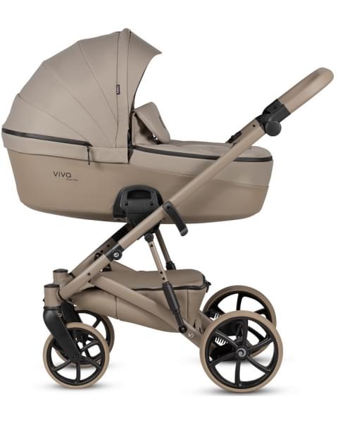 Детская коляска Tutis Viva 6 Plus Essential 3 в 1 с автокреслом Elo Lux EduSky Black 1612068 Warm Grey