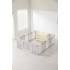 Манеж UNIX Kids Ocean 188x151 см Grey