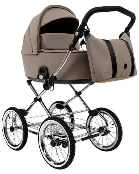 Детская коляска Roan Bass Next Classic 2.0 d14 3 в 1 с автокреслом Tutis Elo Lux EduSky Black BSNC/90/2 Hazel/Black/руч.Black