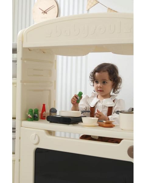 Кухня детская UNIX Kids Cook & Store 2 ящика Grey