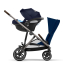 Коляска для двойни 2 в 1 Cybex Gezelle S шасси Taupe, Deep Black (Черный)