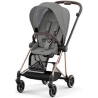 Cybex Mios III прогулочная коляска, шасси Rosegold, Mirage Grey