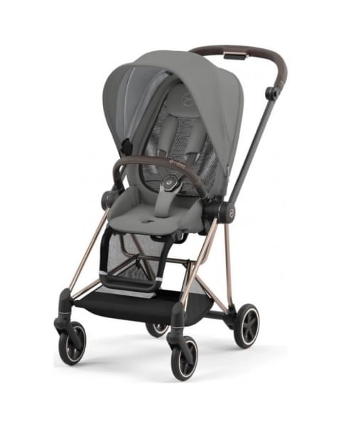 Cybex Mios III прогулочная коляска, шасси Rosegold, Mirage Grey