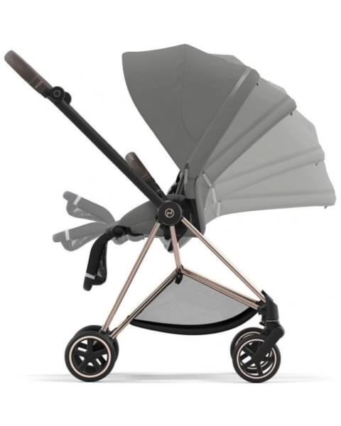 Cybex Mios III прогулочная коляска, шасси Rosegold, Mirage Grey