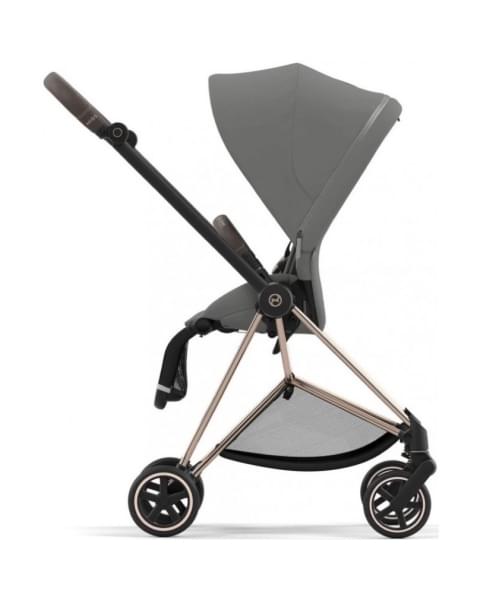 Cybex Mios III прогулочная коляска, шасси Rosegold, Mirage Grey