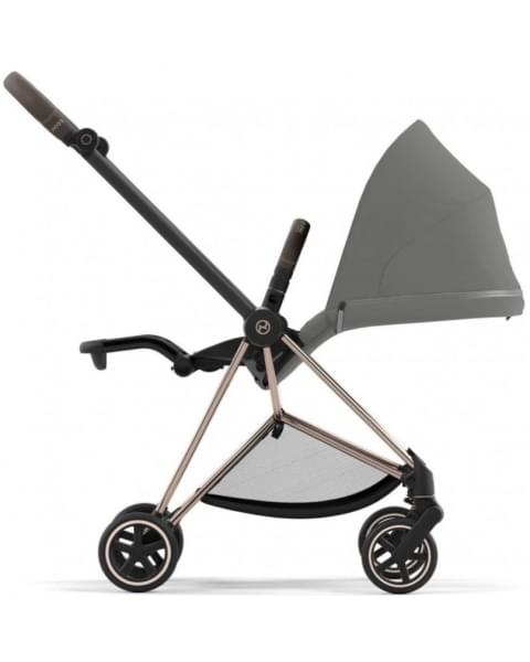Cybex Mios III прогулочная коляска, шасси Rosegold, Mirage Grey
