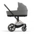 Cybex Priam IV Deep Black (Черный), Rose Gold + Cloud T i-Size