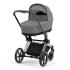 Cybex Priam IV Deep Black (Черный), Rose Gold + Cloud T i-Size
