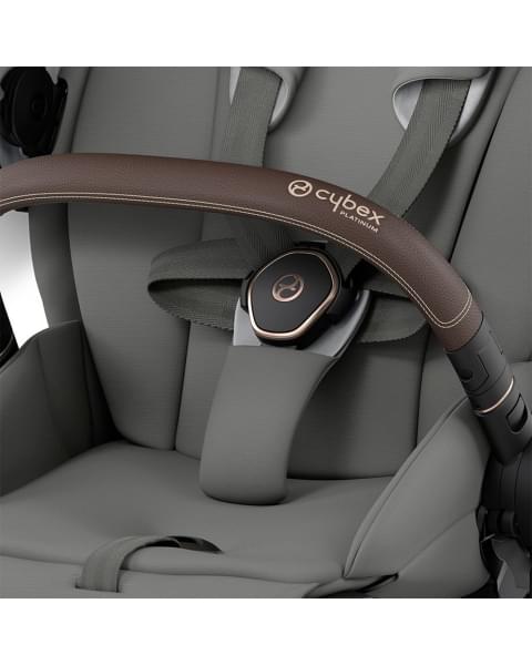Cybex Priam IV Deep Black (Черный), Rose Gold + Cloud T i-Size