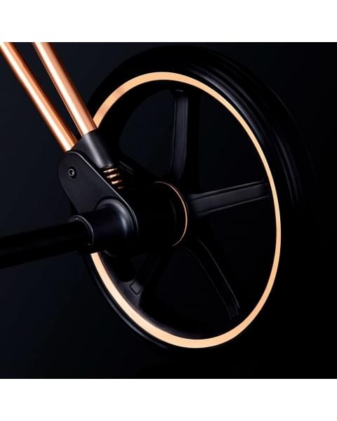 Cybex Priam IV Deep Black (Черный), Rose Gold + Cloud T i-Size