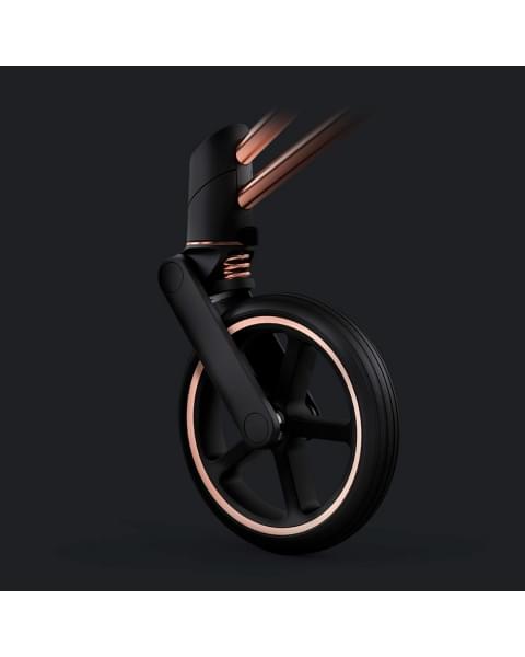 Cybex Priam IV Deep Black (Черный), Rose Gold + Cloud T i-Size