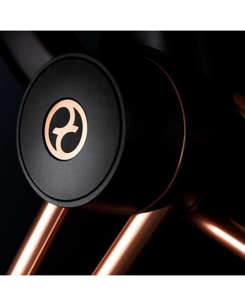 Cybex Priam IV Deep Black (Черный), Rose Gold + Cloud T i-Size