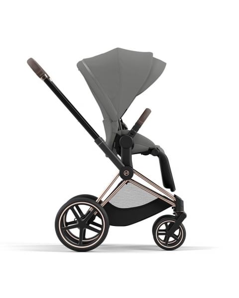 Cybex Priam IV Deep Black (Черный), Rose Gold + Cloud T i-Size