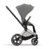 Cybex Priam IV Deep Black (Черный), Rose Gold + Cloud T i-Size