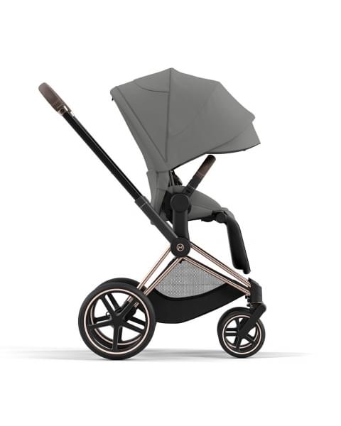 Cybex Priam IV Deep Black (Черный), Rose Gold + Cloud T i-Size