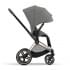Cybex Priam IV Deep Black (Черный), Rose Gold + Cloud T i-Size