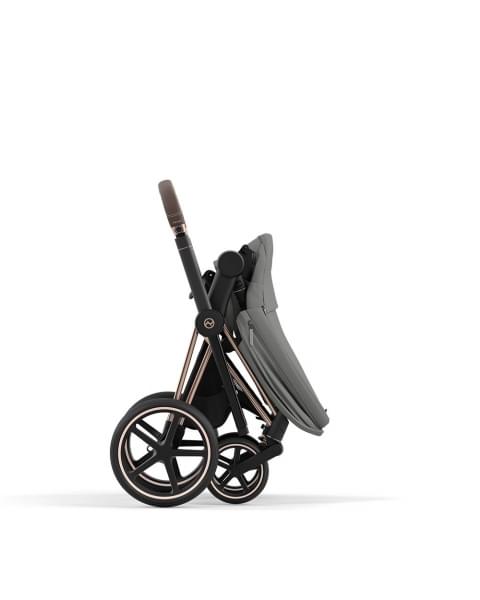 Cybex Priam IV Deep Black (Черный), Rose Gold + Cloud T i-Size
