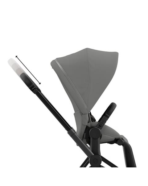 Cybex Priam IV шасси Matt Black, Off White (Белый) + Cloud T i-Size