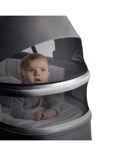 Cybex Priam IV шасси Matt Black, Off White (Белый) + Cloud T i-Size
