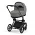 Cybex Priam IV шасси Matt Black, Off White (Белый) + Cloud T i-Size