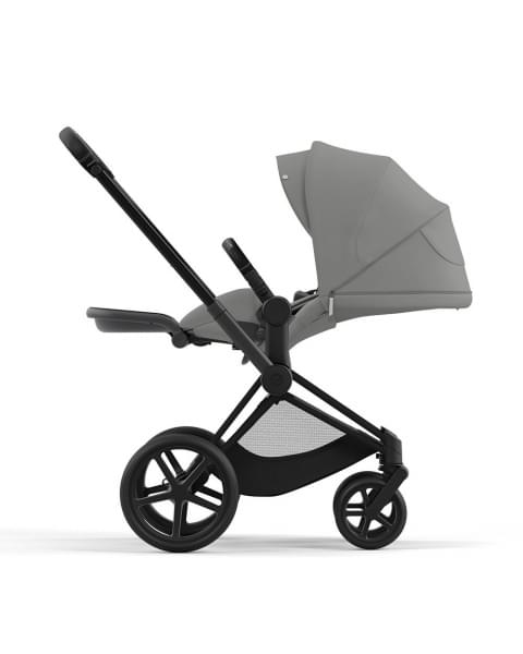 Cybex Priam IV шасси Matt Black, Off White (Белый) + Cloud T i-Size