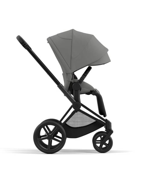 Cybex Priam IV шасси Matt Black, Off White (Белый) + Cloud T i-Size