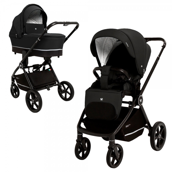 Детская коляска 2в1 Sweet Baby Cupola Moon Black