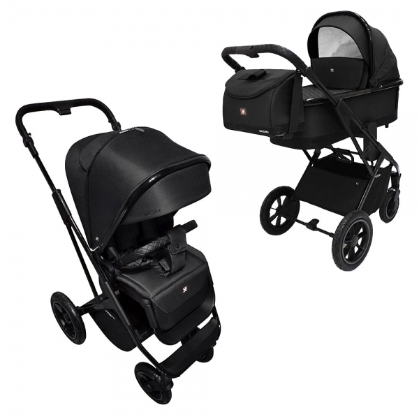 Детская коляска 2в1 Sweet Baby Massimo Black Air