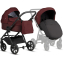 Детская коляска 3 в 1 Tutis Leo 3+ с автокреслом Beno Black (220) Burgundy