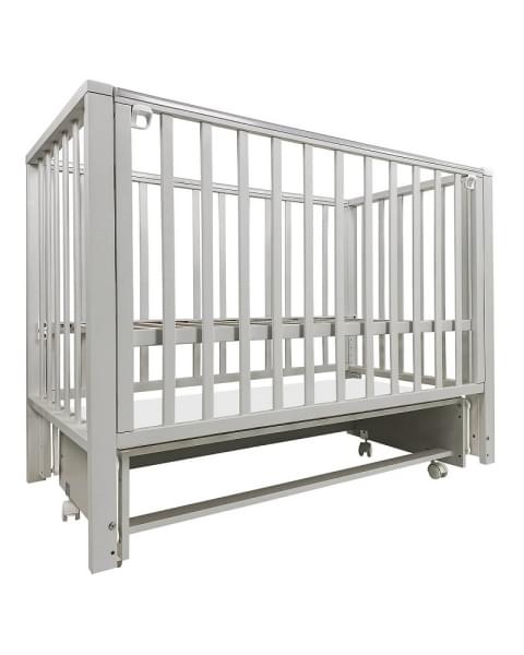 Детская кроватка Indigo Norden универсальный маятник, колесо серый