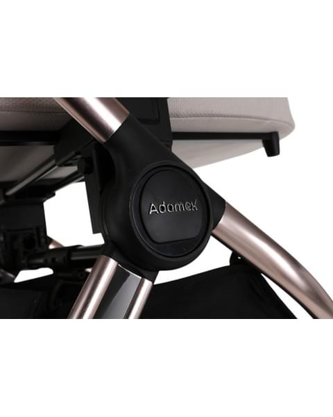 Детская коляска Adamex Spark SE 3 в 1 1-VANILLA-CHAMPAGNE - СВ.БЕЖ-РАМА ШАМПАНЬ