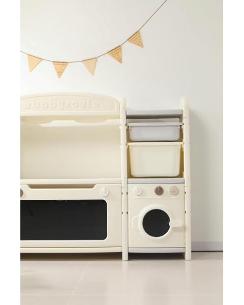 Кухня детская UNIX Kids Cook & Store 2 ящика Grey