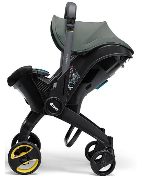 Автокресло-коляска Doona i (0-13 кг), Slate Green (Forest Grey) / Серо-зеленый