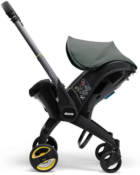Автокресло-коляска Doona i (0-13 кг), Slate Green (Forest Grey) / Серо-зеленый