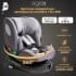 Автокресло Agex Comfort i-Fix 360 (0-36 кг), Black (Черный)