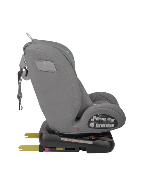 Автокресло Indigo TOURNEO S isofix 0+1+2+3 (0-36 кг) серый-зеленый