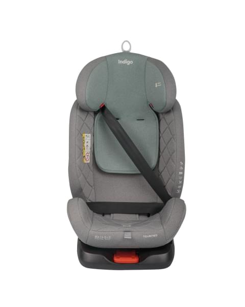 Автокресло Indigo TOURNEO S isofix 0+1+2+3 (0-36 кг) серый-зеленый