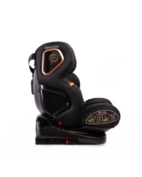 Автокресло Peppy Urban Isofix Gold black (0-36) с рождения до 12 лет