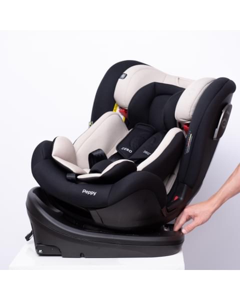 Автокресло Peppy Zero Isofix 0-36 с рождения до 12 лет (beige)