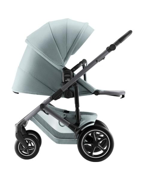 Детская коляска 3 в 1 Britax Roemer Smile 5Z Style и автокресло Baby-Safe Core Space Black Harbor Blue