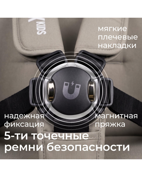 Коляска прогулочная UNIX Kids Verona / Верона бежевый