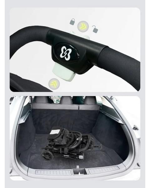 Kоляска детская прогулочная Farfello Comfy Go Comfort 2025 CG-011, черный