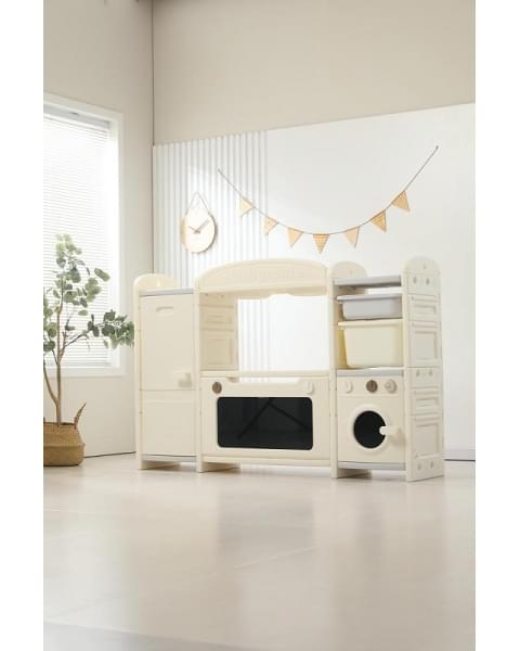 Кухня детская UNIX Kids Cook & Store 2 ящика Grey