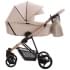 Детская коляска Bebetto Yoddi Premium Class 2 в 1 01 бежевая кожа рама бронза