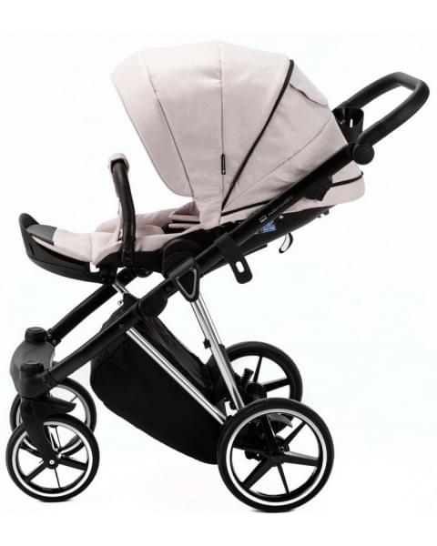 Детская коляска Adamex Belissa Special Edition 3 в 1 B-PS590 (РОЗ С БЛЁСТ ХРОМ.РАМ)