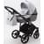 Детская коляска Adamex Bibione 3 в 1 BI-PS79 (СВ. СЕР. + СЕР. КОЖА)
