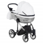 Детская коляска Adamex Chantal Star Collection 2 в 1 STAR105 белый+серебряный