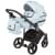 Детская коляска Adamex Cortina 3 в 1 CT-205 (кожа голубая+голубой)